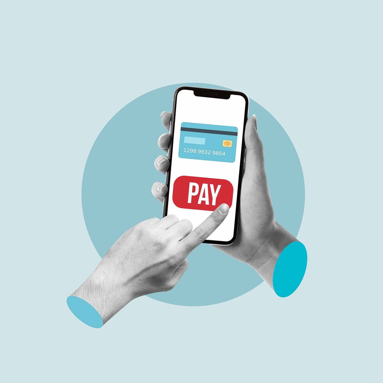 Billing Photo Collage for paying bills