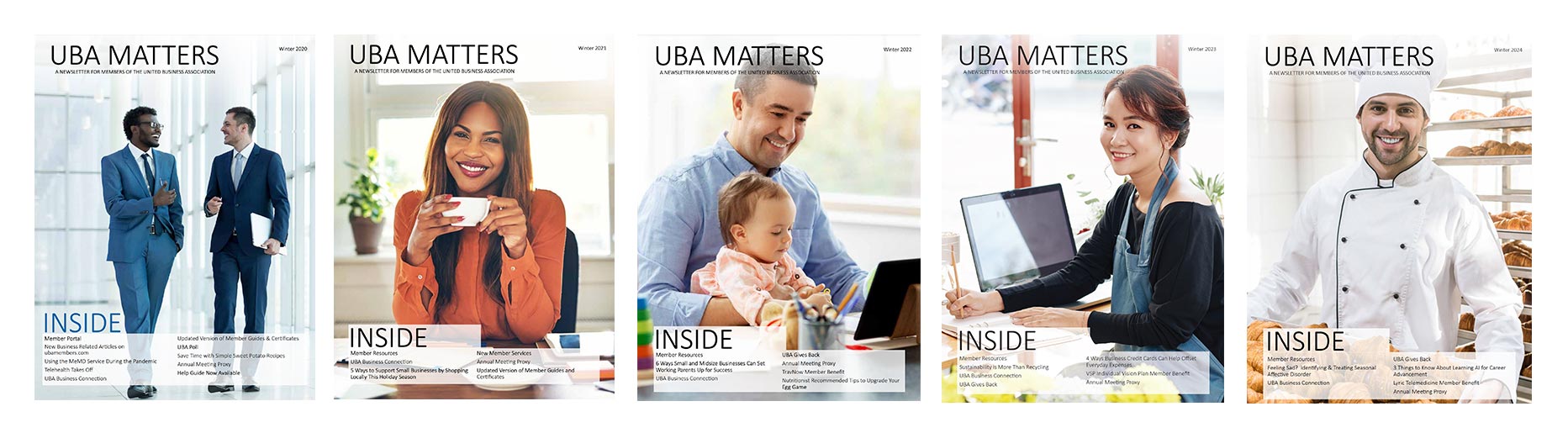 UBA Matters News Covers