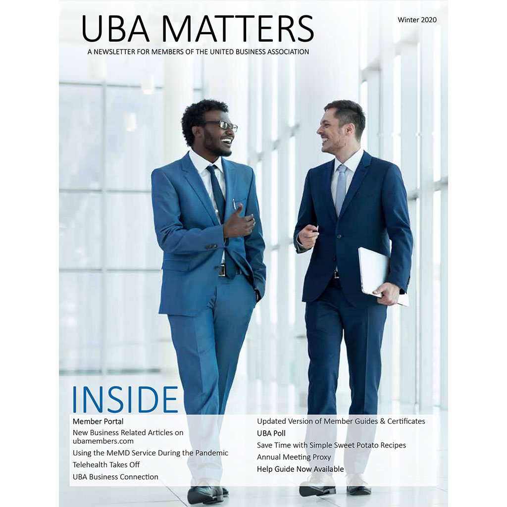 UBA Matters 2020 Cover